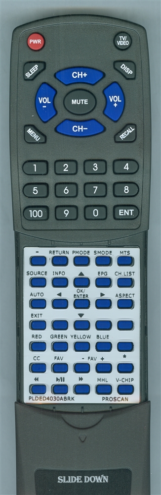 PROSCAN PLDED4030ABRK replacement Redi Remote