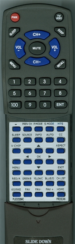 PROSCAN 4B PRO replacement Redi Remote