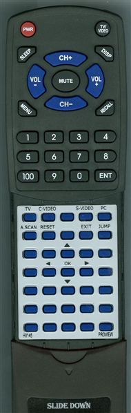 PROVIEW HV145 replacement Redi Remote