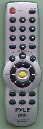 PYLE PLDVD86 Genuine OEM original Remote