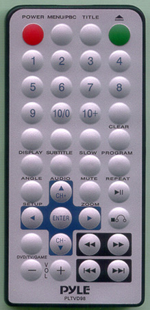 PYLE PLTVD98 PLTVD98 Genuine OEM original Remote