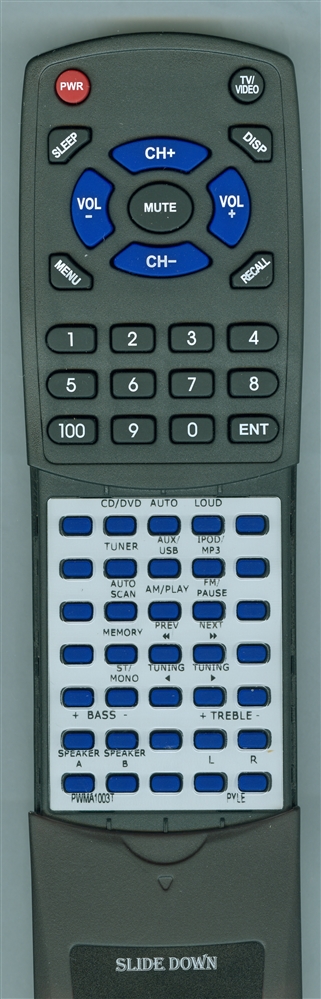 PYLE PWMA1003T replacement Redi Remote