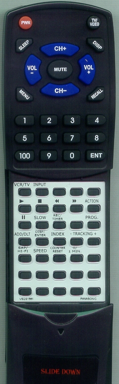 QUASAR VSQS1561 replacement Redi Remote