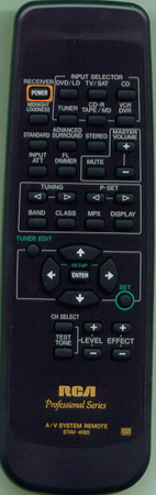 RCA 12407987 STAV-4180 Genuine OEM original Remote