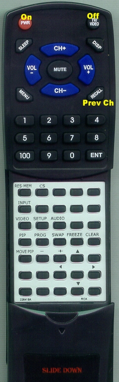 RCA 177994 CRK45A replacement Redi Remote