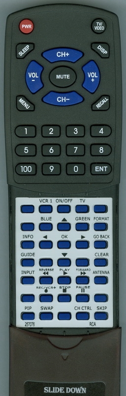 RCA 257076 RCR160TBLM1 replacement Redi Remote