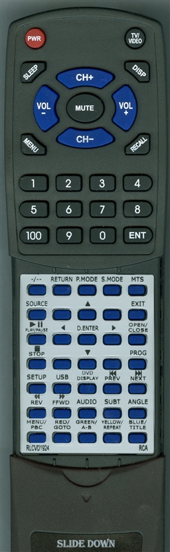 RCA 1924 R replacement Redi Remote