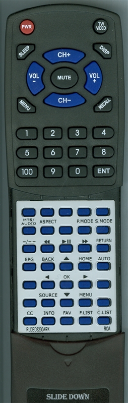 RCA RLDED3230ARK replacement Redi Remote