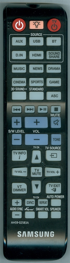 SAMSUNG AH59-02583A Genuine  OEM original Remote