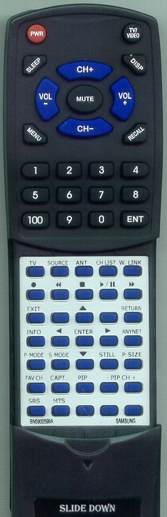 SAMSUNG BN59-00599A replacement Redi Remote