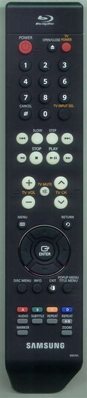 SAMSUNG AK59-00070A 00070A Refurbished Genuine OEM Original Remote
