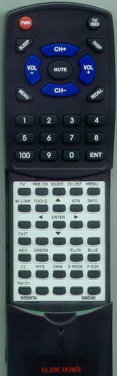 SAMSUNG BN59-00673A replacement Redi Remote
