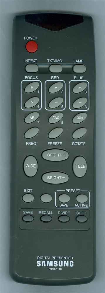 SAMSUNG Z5900011001A 59000110 Refurbished Genuine OEM Remote