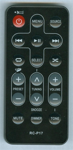 SANGEAN RC-P17 Genuine OEM original Remote