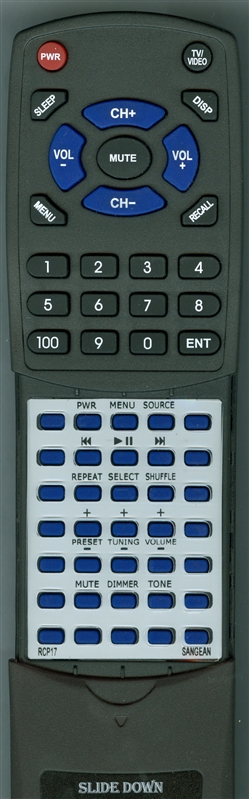 SANGEAN RC-P17 replacement Redi Remote