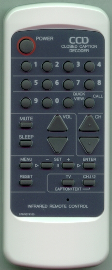 SANSUI 076R074100 Genuine  OEM original Remote
