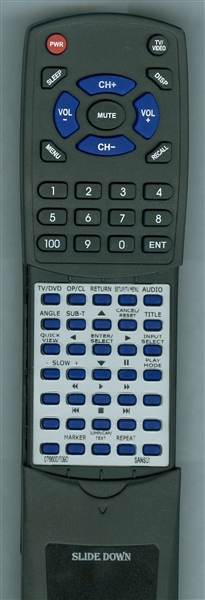 SANSUI 076R0DT090 replacement Redi Remote
