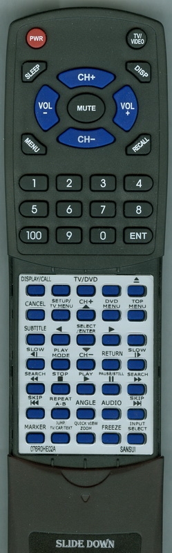 SANSUI 076R0HE02A replacement Redi Remote