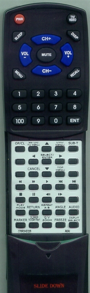 SANSUI 076R0HE02B replacement Redi Remote