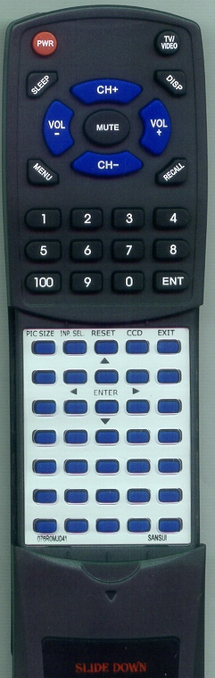 SANSUI 076R0MJ041 replacement Redi Remote