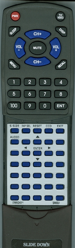 SANSUI 076R0QK011 replacement Redi Remote