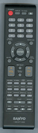 SANYO 076R0SC011 Genuine OEM original Remote