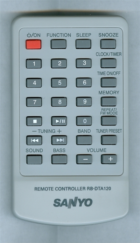 SANYO 645 071 5914 RB-DTA120 Genuine  OEM original Remote