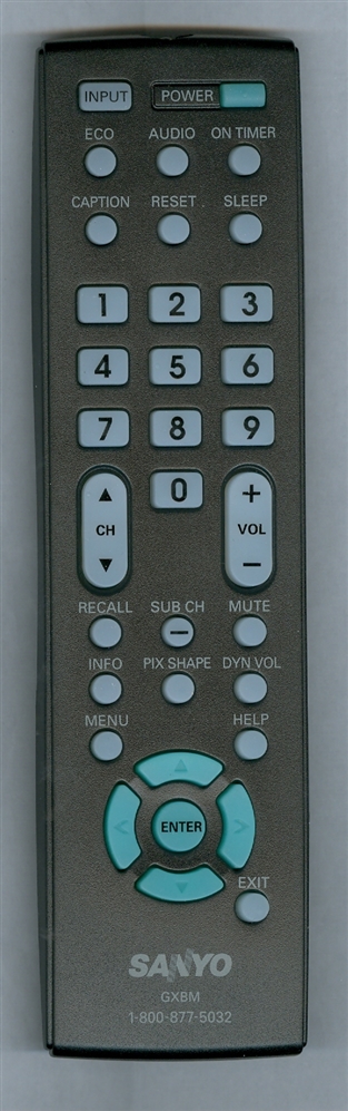 SANYO GXBM Refurbished Genuine OEM Original Remote