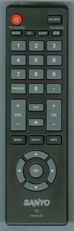 SANYO NH311UD Genuine OEM original Remote