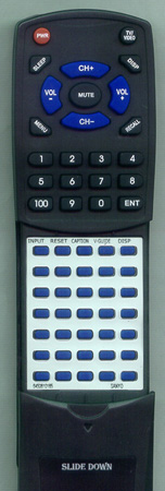 SANYO 645 061 0165 FXWK replacement Redi Remote