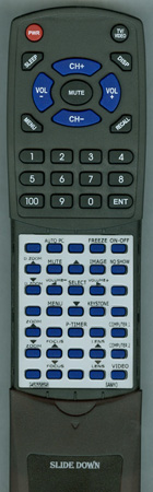 SANYO RT9450558598 CXLZ replacement Redi Remote