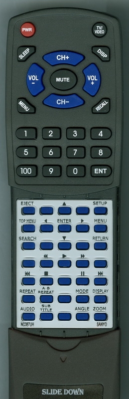 SANYO NC087UH NC087 replacement Redi Remote