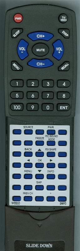 SANYO NH002UD replacement Redi Remote
