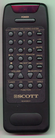 SCOTT 79038190301 Genuine OEM original Remote