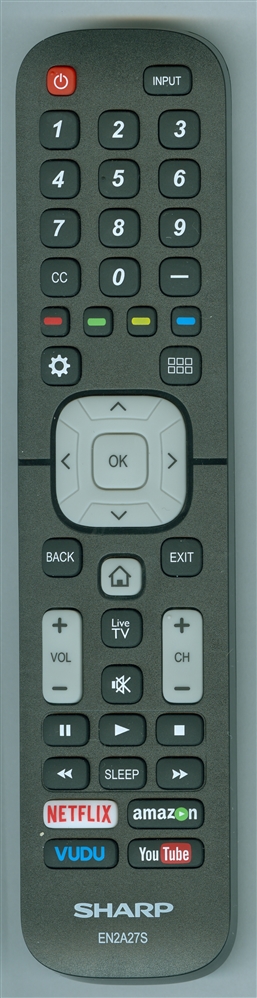 SHARP 192599 EN2A27S Genuine OEM original Remote