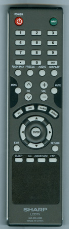 SHARP NQP84503940B0 84503940B0 Genuine OEM original Remote