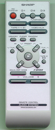 SHARP RRMCG0063SJSA Genuine  OEM original Remote