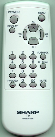 SHARP RRMCG1233CESB G1233CESB Genuine OEM original Remote