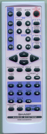 SHARP RRMCGA038AWSA Genuine OEM original Remote