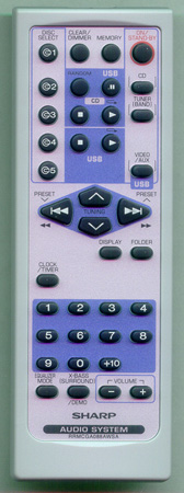 SHARP RRMCGA088AWSA Genuine OEM original Remote