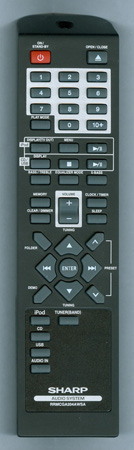 SHARP RRMCGA204AW01 Genuine OEM original Remote