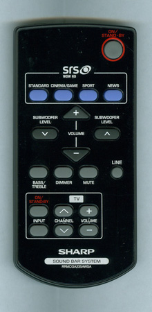 SHARP RRMCGA235AWSA Genuine OEM original Remote