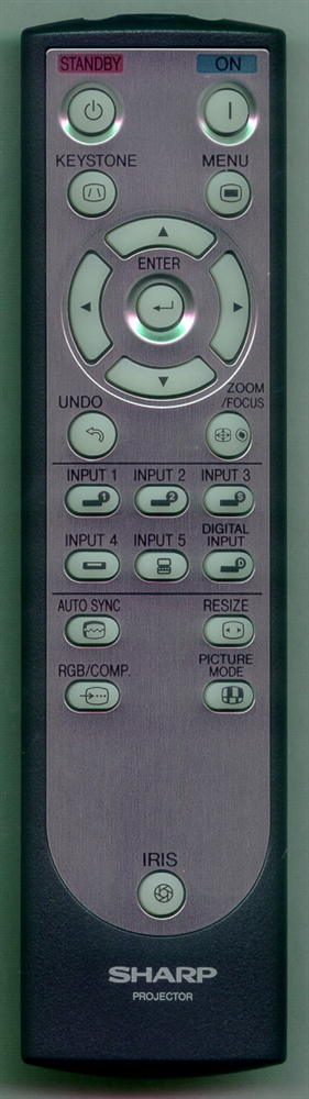 SHARP RRMCGA334WJSA Refurbished Genuine OEM Remote