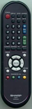 SHARP RRMCGA603WJSA GA603WJSA Genuine  OEM original Remote