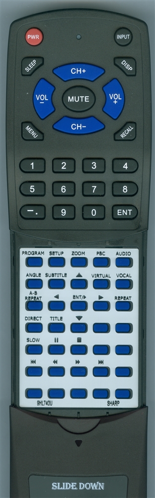 SHARP 9HL740U replacement Redi Remote