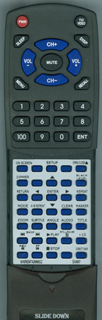 SHARP 9HSREMT42MM002 replacement Redi Remote