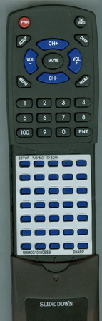SHARP RRMCG1018CESB G1018CESB replacement Redi Remote