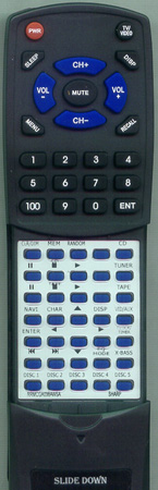 SHARP RRMCGA038AWSA replacement Redi Remote