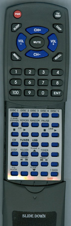 SHARP RRMCGA088AWSA replacement Redi Remote