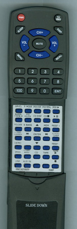 SHARP RRMCGA205AWSA replacement Redi Remote